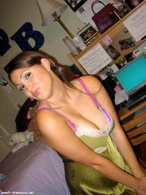 Tempting black girl posing